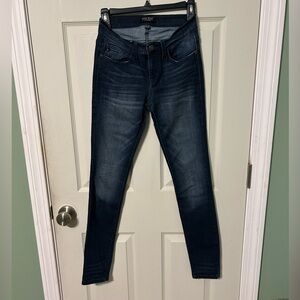 Judy Blue Size 5/27 Dark Blue Mid-Rise Skinny Jeans